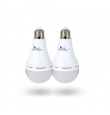 Комплект із двох ламп LED Lightwell BS2C3 12 Вт Е27 з вбудованим акумулятором