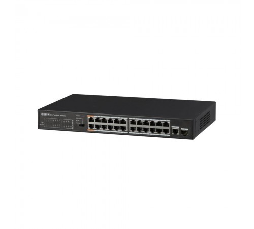 Керований 25-портовий PoE-комутатор Dahua PFS3125-24ET-190 з 24 портами PoE Керований 25-портовий PoE-комутатор Dahua PFS3125-24ET-190 з 24 портами PoE