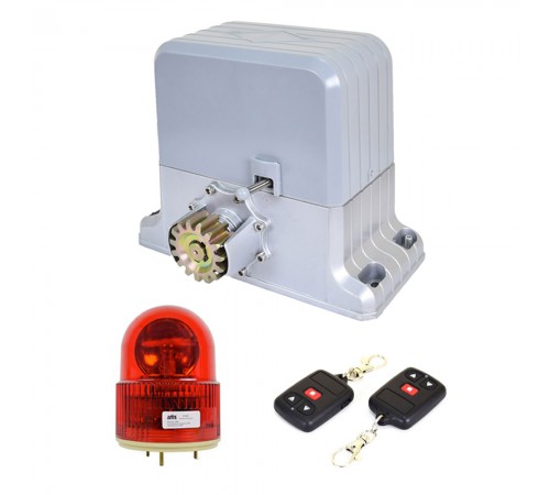 Комплект автоматики для відкатних воріт вагою до 1800 кг Weilai DGY1800Pro kit з сигнальною лампою Комплект автоматики для відкатних воріт вагою до 1800 кг Weilai DGY1800Pro kit з сигнальною лампою