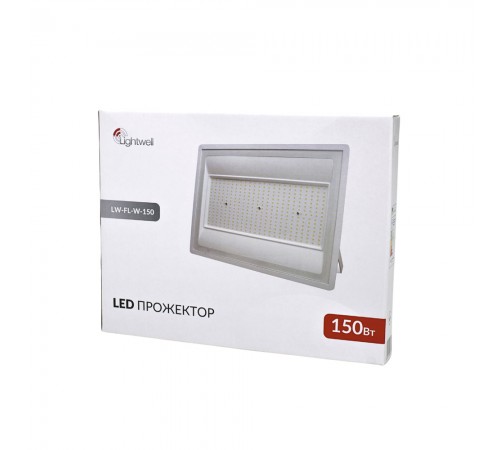 Прожектор світлодіодний Lightwell LW-FL-W-150 150 W Прожектор світлодіодний Lightwell LW-FL-W-150 150 W