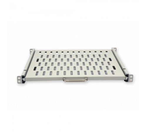 Полиця висувна 19" CMS UA-SHSL-400G 1U 400 мм, сіра Полиця висувна 19" CMS UA-SHSL-400G 1U 400 мм, сіра