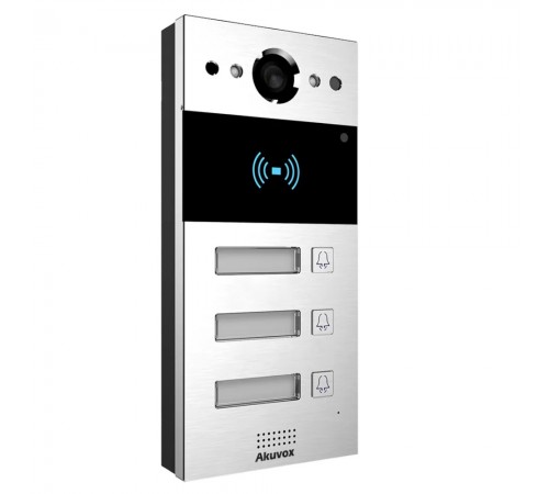IP-панель виклику 2 Мп Akuvox R20B X3 OW на 3 абоненти IP-панель виклику 2 Мп Akuvox R20B X3 OW на 3 абоненти