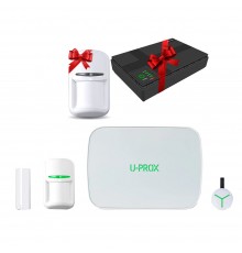 Комплект бездротової охоронної сигналізації U-Prox MPX G KF kit White + в подарунок VIA Energy Mini UPS для Wi-Fi роутера і додатковий датчик руху U-Prox PIR