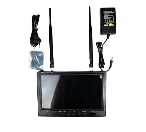 Монітор FPV LCD 9 дюймів із вбудованим приймачем 5.8 GHz для квадрокоптера Монітор FPV LCD 9 дюймів із вбудованим приймачем 5.8 GHz для квадрокоптера