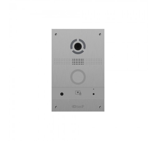 IP панель виклику Bas-IP AV-08FB silver з розпізнаванням облич і зчитувачем UKEY IP панель виклику Bas-IP AV-08FB silver з розпізнаванням облич і зчитувачем UKEY