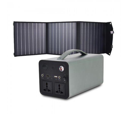 Комплект Зарядна станція PPS 300W + Сонячна панель New Energy Technology 60W Solar Charger Комплект Зарядна станція PPS 300W + Сонячна панель New Energy Technology 60W Solar Charger