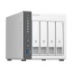 Система зберігання даних QNAP TS-433-4G з 4 відсіками для дисків, 4 ГБ DDR4, настільне виконання