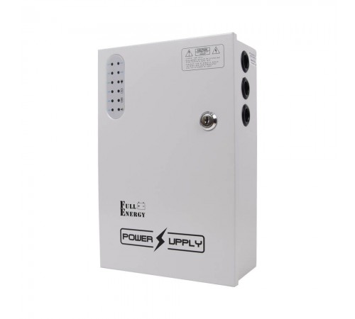 Блок безперебійного живлення BBG-1210/8 PoE 100W для відеоспостереження 8x12В, 1x48В, 10А, під 18Аг акумулятор Блок безперебійного живлення BBG-1210/8 PoE 100W для відеоспостереження 8x12В, 1x48В, 10А, під 18Аг акумулятор