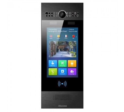 Багатоабонентна панель виклику Akuvox R29C Black на Android (розпізнавання обличчя, Bluetooth) Багатоабонентна панель виклику Akuvox R29C Black на Android (розпізнавання обличчя, Bluetooth)