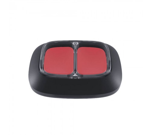 Бездротова екстрена кнопка Ajax DoubleButton (8EU) ASP black з захистом від випадкових натискань Бездротова екстрена кнопка Ajax DoubleButton (8EU) ASP black з захистом від випадкових натискань