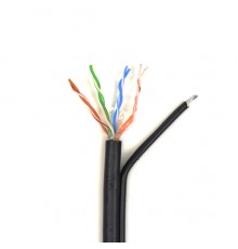 UTP 4*2*0.5-CU PE MT кат.5е (UTP медь наружный с несущим тросом) бухта 305м