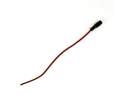 Роз'єм живлення (мама, female) Power jack 2.1*5.5mm з дротом 20 см Роз'єм живлення (мама, female) Power jack 2.1*5.5mm з дротом 20 см