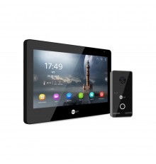 Комплект Neolight ALPHA Hybrid IPWO KIT B/Black: гібридний відеодомофон 8" з Wi-Fi та 2 Мп IP відеопанель з Wi-Fi