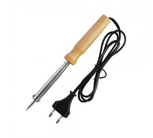 Паяльник WD-60W 220V з дерев'яною ручкою Паяльник WD-60W 220V з дерев'яною ручкою