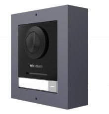 IP-відеопанель Hikvision DS-KD8003-IME1(B)/Surface з накладною рамкою для IP-домофонів