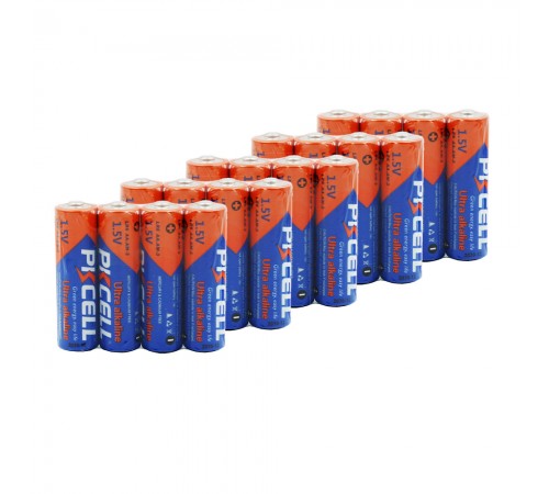 Комплект з 20 батарейок PKCELL Ultra Alkaline AA LR6 1.5V по 4шт./плівка Комплект з 20 батарейок PKCELL Ultra Alkaline AA LR6 1.5V по 4шт./плівка