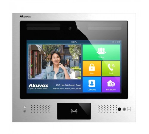 Багатоабонентна панель виклику Akuvox X916S на Android (розпізнавання обличчя)