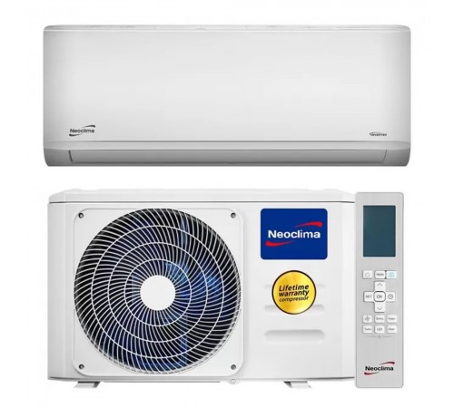 Кондиціонер Neoclima Therminator 3.2 NS/NU-12EHXIw1, інвертор, 35 м2, A, R32 Кондиціонер Neoclima Therminator 3.2 NS/NU-12EHXIw1, інвертор, 35 м2, A, R32