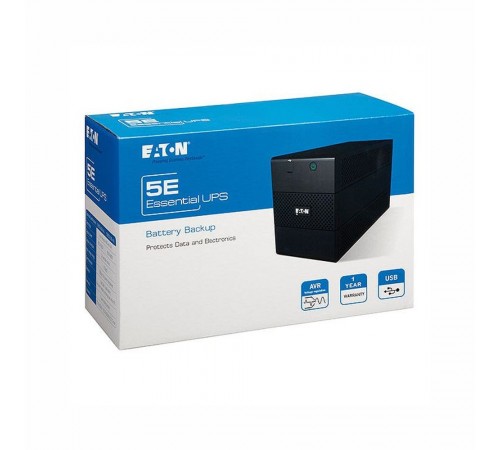 Джерело безперебiйного живлення Eaton 5E850IUSBDIN 850ВА / 480Вт лінійно-інтерактивне Джерело безперебiйного живлення Eaton 5E850IUSBDIN 850ВА / 480Вт лінійно-інтерактивне