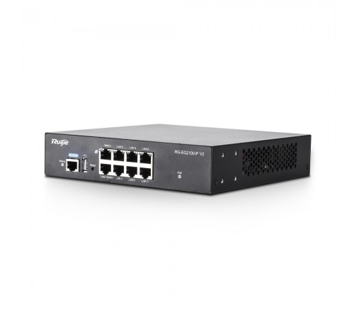 Маршрутизатор Ruijie RG-EG2100-P V2 8-портовий інтелектуальний з PoE Маршрутизатор Ruijie RG-EG2100-P V2 8-портовий інтелектуальний з PoE