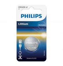 Батарейка Philips CR2430 BLI 1 Lithium (CR2430/00B)