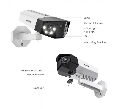 IP камера Reolink Duo 2 POE IP камера Reolink Duo 2 POE