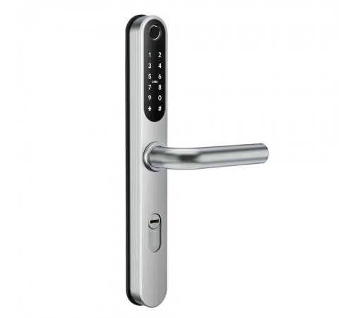 Розумний дверний біометричний замок SEVEN LOCK SL-7761BF silver (без врізної частини) Розумний дверний біометричний замок SEVEN LOCK SL-7761BF silver (без врізної частини)
