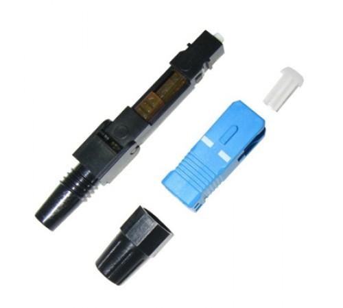 Роз'єм Fast connector SC/UPC-FTTH-02 для швидкого монтажу на кабель з одномодовим оптичним волокном Роз'єм Fast connector SC/UPC-FTTH-02 для швидкого монтажу на кабель з одномодовим оптичним волокном