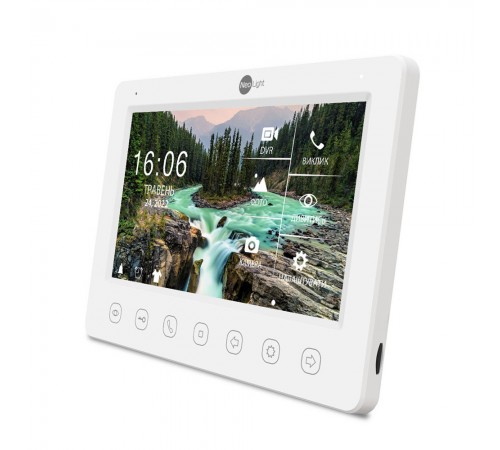 Комплект відеодомофона Neolight KAPPA HD / Solo FHD Silver: відеодомофон 7" зі вбудованим БКЗ і 2 Мп відеопанель Комплект відеодомофона Neolight KAPPA HD / Solo FHD Silver: відеодомофон 7" зі вбудованим БКЗ і 2 Мп відеопанель