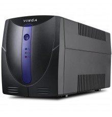 Джерело безперебійного живлення Vinga VPE-800PU 800ВА / 480 Вт з LED-індикацією з USB у пластиковому корпусі
