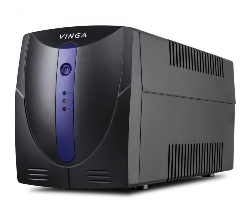 Джерело безперебійного живлення Vinga VPE-800PU 800ВА / 480 Вт з LED-індикацією з USB у пластиковому корпусі Джерело безперебійного живлення Vinga VPE-800PU 800ВА / 480 Вт з LED-індикацією з USB у пластиковому корпусі
