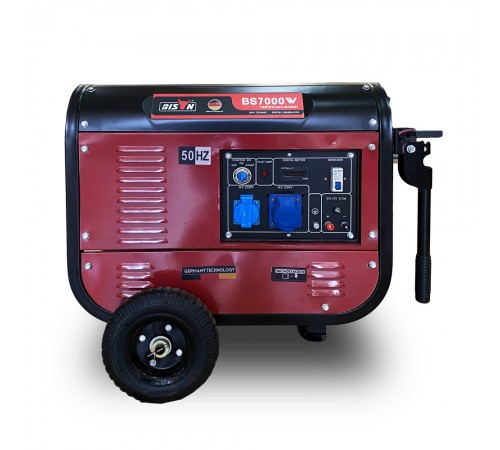 Бензиновий генератор BISON BS7000W максимальна потужність 3.8 кВт Бензиновий генератор BISON BS7000W максимальна потужність 3.8 кВт