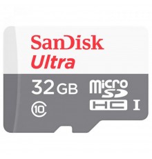 Карта пам'яті SanDisk Ultra Android microSDHC 32GB 80MB/s C10 SDSQUNS-032G-GN3MN