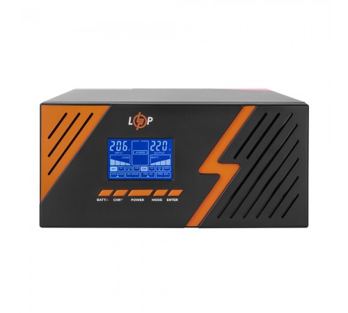 Джерело безперебійного живлення Logicpower LPM-PSW-1500VA Black 12V (1050 Вт) з правильною синусоїдою Джерело безперебійного живлення Logicpower LPM-PSW-1500VA Black 12V (1050 Вт) з правильною синусоїдою