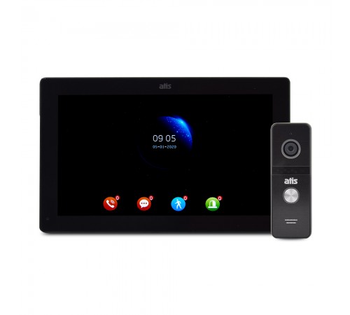 Комплект відеодомофона ATIS AD-1070FHD/T Black з підтримкою Tuya Smart + AT-400FHD Black Комплект відеодомофона ATIS AD-1070FHD/T Black з підтримкою Tuya Smart + AT-400FHD Black
