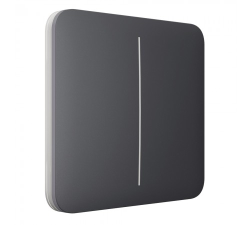 Вимикач Ajax LightSwitch 2-gang Graphite двоклавішний Вимикач Ajax LightSwitch 2-gang Graphite двоклавішний