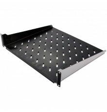 Полиця консольна CMS UA-SHC450B 19" 2U 450 мм чорна