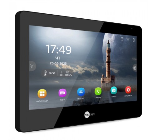 Гібридний відеодомофон 10.1" Neolight MEZZO Hybrid Black з Wi-Fi Гібридний відеодомофон 10.1" Neolight MEZZO Hybrid Black з Wi-Fi