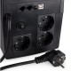 Джерело безперебійного живлення Vinga VPC-1200PU 1200ВА / 720 Вт з LCD-дисплеєм з USB у пластиковому корпусі