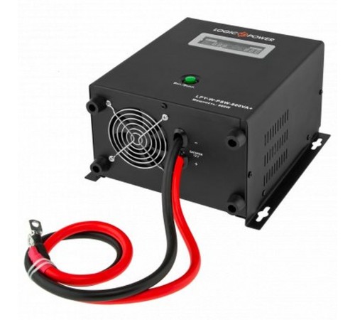 Джерело безперебійного живлення Logicpower LPY-W-PSW-800 ВА / 560 Вт лінійно-інтерактивне з правильною синусоїдою Джерело безперебійного живлення Logicpower LPY-W-PSW-800 ВА / 560 Вт лінійно-інтерактивне з правильною синусоїдою