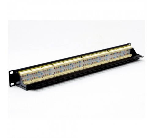 Патч-панель CMS 19" 24xRJ-45 UTP, кат. 6 з організатором кабелю Патч-панель CMS 19" 24xRJ-45 UTP, кат. 6 з організатором кабелю