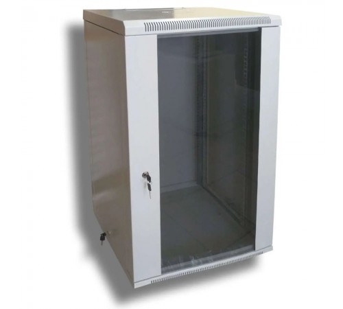 Шафа серверна Hypernet 18U 600 x 600 WMNC66-15U-FLAT для мережевого обладнання Шафа серверна Hypernet 18U 600 x 600 WMNC66-15U-FLAT для мережевого обладнання