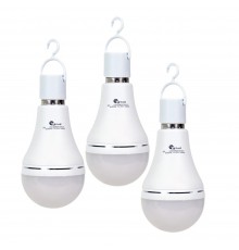 Комплект із 3-х ламп LED Lightwell BS2C4 15 Вт Е27 з вбудованим акумулятором