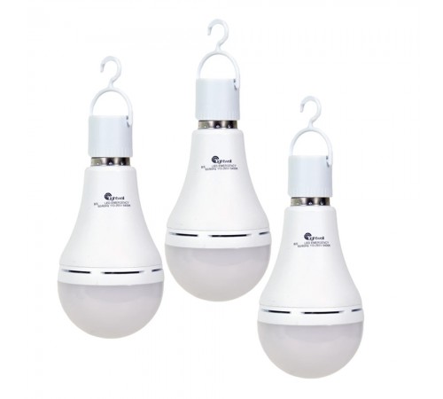 Комплект із 3-х ламп LED Lightwell BS2C4 15 Вт Е27 з вбудованим акумулятором Комплект із 3-х ламп LED Lightwell BS2C4 15 Вт Е27 з вбудованим акумулятором