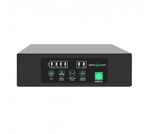 Джерело безперебійного живлення GreenVision GV-701-UPS-DC16-60W для Wi-Fi роутерів із вбудованим акумулятором Джерело безперебійного живлення GreenVision GV-701-UPS-DC16-60W для Wi-Fi роутерів із вбудованим акумулятором
