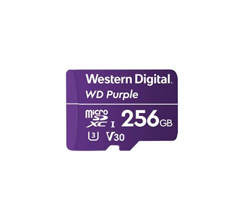 Картка памяті MICRO SDXC 256GB UHS-I/Western Digital PURPLE WDD256G1P0A WDC Картка памяті MICRO SDXC 256GB UHS-I/Western Digital PURPLE WDD256G1P0A WDC