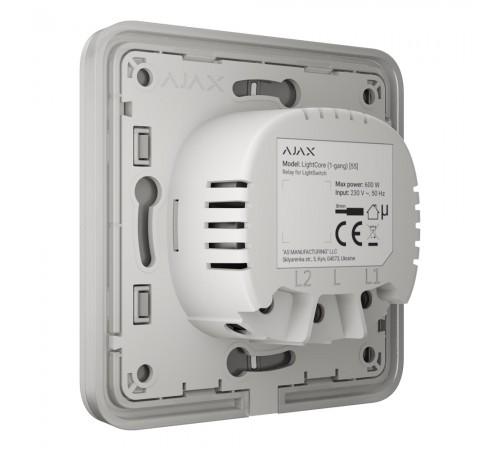 Вимикач Ajax LightSwitch 2-way White прохідний Вимикач Ajax LightSwitch 2-way White прохідний