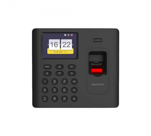 Біометричний термінал Hikvision DS-K1A802AMF обліку робочого часу зі скануванням відбитків пальців і зчитувачем Mifare Біометричний термінал Hikvision DS-K1A802AMF обліку робочого часу зі скануванням відбитків пальців і зчитувачем Mifare
