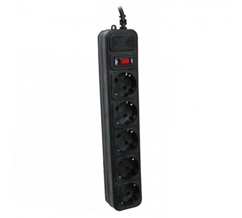 Мережевий фільтр Maxxter SPM5-G-15В, 4.5 м кабель, 5 розеток Мережевий фільтр Maxxter SPM5-G-15В, 4.5 м кабель, 5 розеток