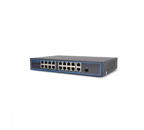 Коммутатор PoE-1018-16P-1S/250m Коммутатор PoE-1018-16P-1S/250m